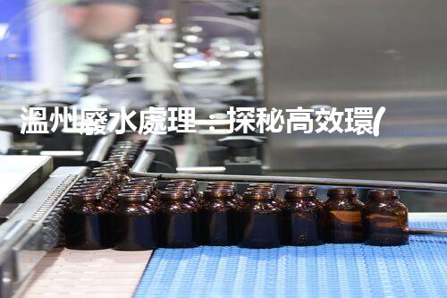 溫州廢水處理：探秘高效環(huán)保的以后？